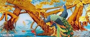 Tranh chim công và cá đẹp nhất
