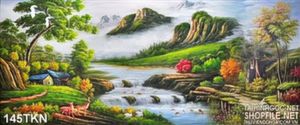 Tranh sơn dầu phong cảnh đẹp