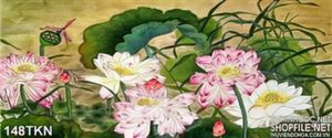 Tranh hoa sen trang trí treo tường