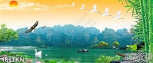 Tranh sơn thủy hữu tình đẹp nhất