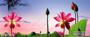 Tranh hoa Sen trang trí nghệ thuật