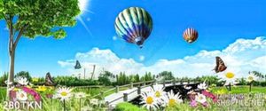 Tranh công viên và kinh khí cầu