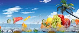 Tranh đại dương và trái cây đẹp nhất