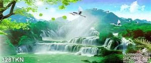 Tranh thác nước phong thủy nghệ thuật