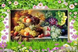 Tranh treo bếp trang trí ngủ quả