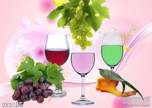 Tranh những ly nước trái cây tươi trong bếp