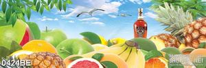 Tranh treo bếp đàn hải âu bay trên trời xanh
