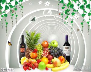 Tranh hoa quả dán tường bếp