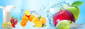 Tranh psd bếp những trái cam tươi trong nước