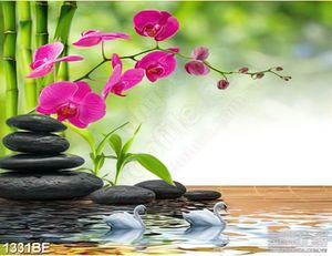 Tranh lan rừng bên suối treo bếp