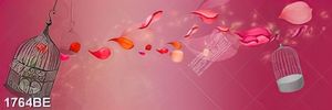 Tranh kính 3D ốp tường bếp