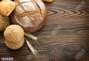 Tranh bánh mỳ lúa mạch treo tường bếp