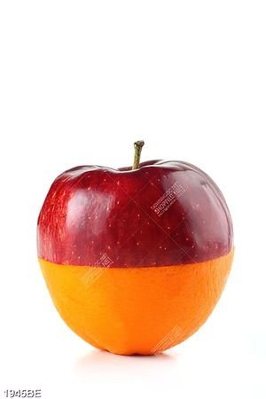 Tranh trái ghép táo cam treo tường bếp