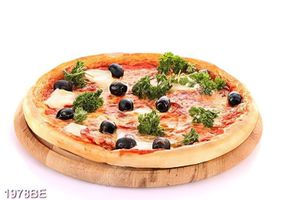 Tranh miếng bánh Pizza hấp dẫn treo tường bếp