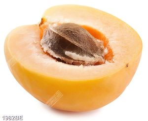 Tranh nữa trái đào tươi trang tri tường bếp