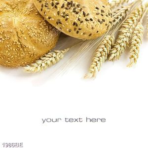 Tranh bánh mỳ lúa mạch treo tường bếp