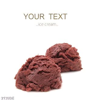 Tranh ice crem socola trên tường bếp