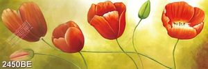 Tranh vẽ bông hoa đẹp treo tường nhà bếp
