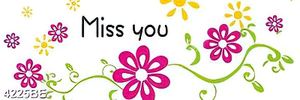 Tranh kính 3d bông hoa miss you ốp bếp