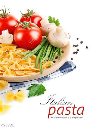 Tranh nha hang quan an ptalian pasta bắt mắt trang trí tường bếp