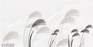 Tranh cánh đồng cỏ trang trí tường bếp