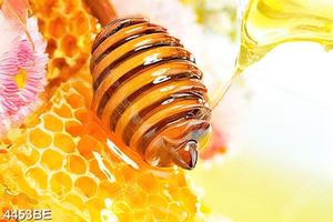 Tranh mật ong vàng sánh trang trí tường bếp