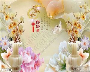 Tranh bình hoa giả ngọc đẹp độc đáo