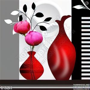 Tranh bình hoa trang trí nội thất hiện đại