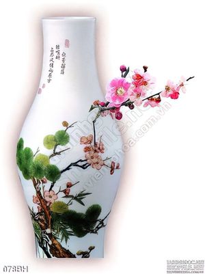 Tranh bình hoa trang trí đẹp độc đáo