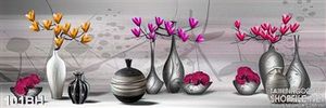 Tranh bình hoa nghệ thuật treo tường phòng khách