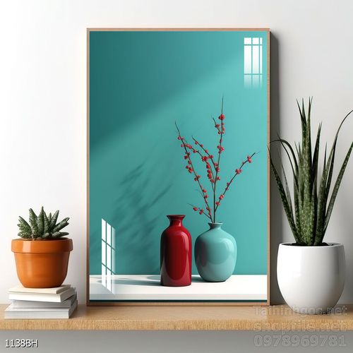 Mẫu tranh bình hoa treo tường đẹp nhất