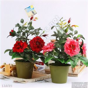 Tranh chậu hoa chậu hoa hồng đẹp 3d