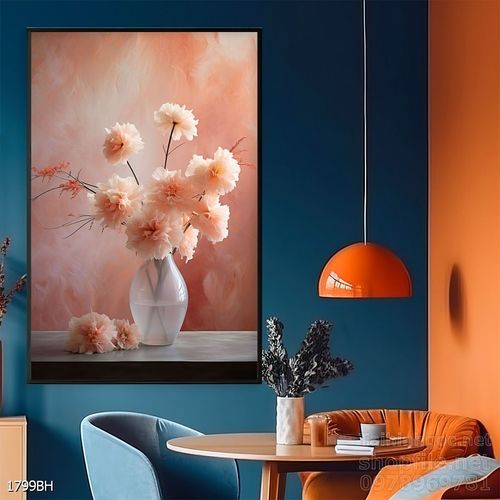 Mẫu tranh bình hoa nghệ thuật decor trang trí tường