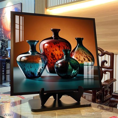 Tranh bình hoa trang trí phòng khách, phòng ăn đẹp