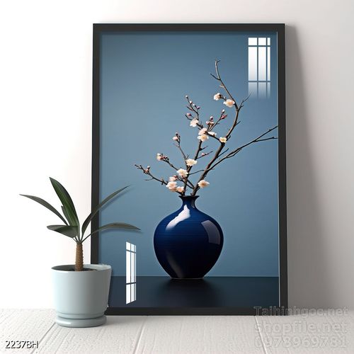 Tranh bình hoa nghệ thuật treo tường 