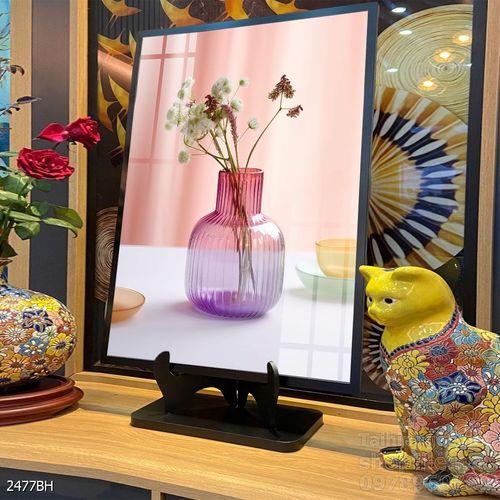 Mẫu tranh bình hoa nghệ thuật decor tường 