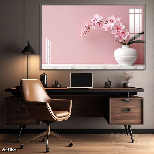 Tranh bình hoa nghệ thuật treo tường 