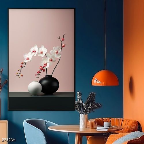 Tranh bình hoa đẹp decor trang trí tường