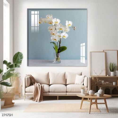 Mẫu tranh bình hoa trang trí tường đẹp tinh tế
