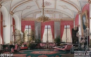 Tranh decor cà phê thep phong cách cổ điển psd