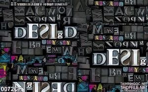 Tranh treo tường quán cà phê in chữ 3d