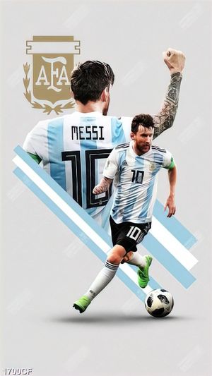 Tranh cầu thủ MESSI dán tường chất lượng cao