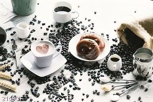 Tranh trang trí tường quán coffee hiện đại in uv