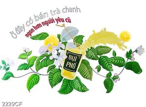 Tranh trà chanh bụi phố