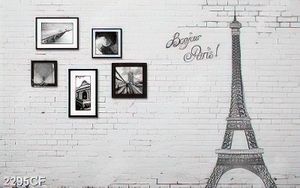 Tranh tháp eiffel nước pháp trang trí tường quán cafe