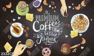 Tranh vẽ tường quán cafe