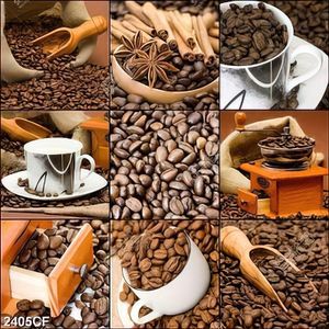 Tranh ghép hạt cà phê