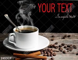 Tranh tách coffee đen nóng