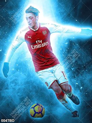 Tranh cầu thủ Mesut özil đẹp treo tường