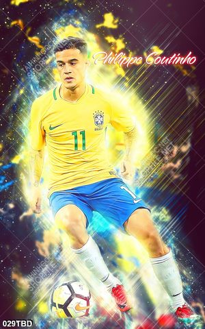 Tranh cầu thủ Philippe Coutinho